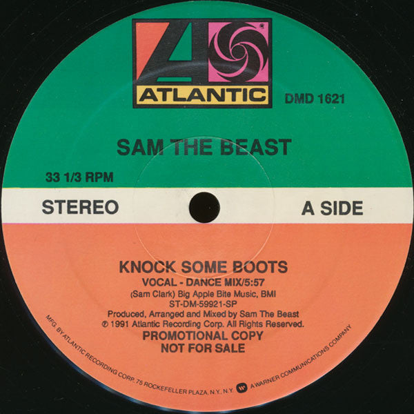 Sam The Beast : Knock Some Boots (12", Promo)