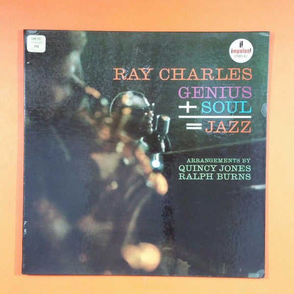 Ray Charles : Genius + Soul = Jazz (LP, Album, RE)