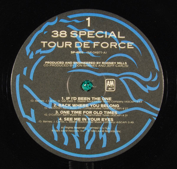 38 Special (2) : Tour De Force (LP, Album, Ind)