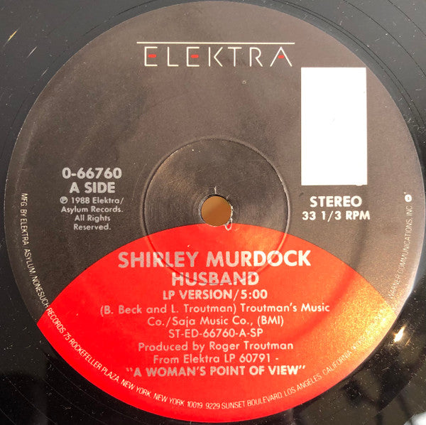 Shirley Murdock : Husband (12", Spe)