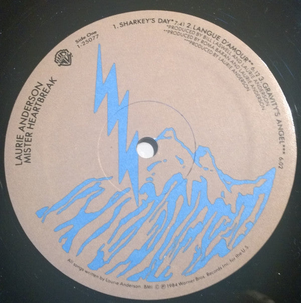 Laurie Anderson : Mister Heartbreak (LP, Album)
