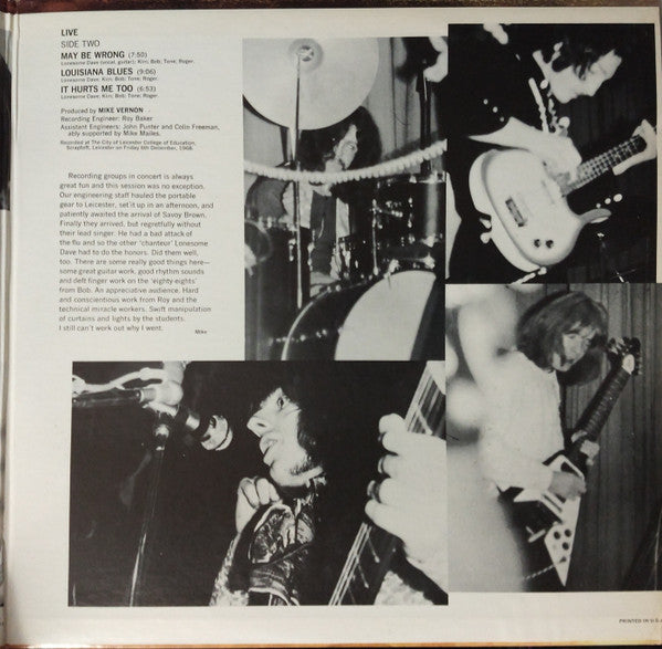 Savoy Brown : Blue Matter (LP, Album, Gat)