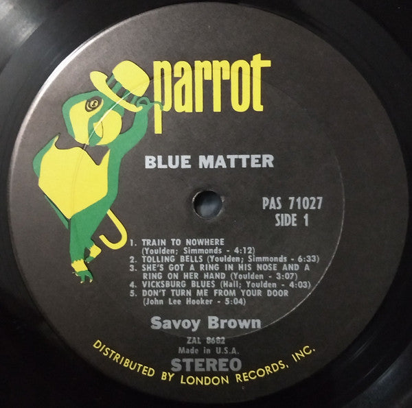 Savoy Brown : Blue Matter (LP, Album, Gat)