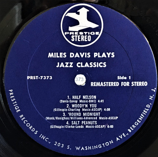 Miles Davis : Miles Plays Jazz Classics (LP, Album, Comp, RE, RM)