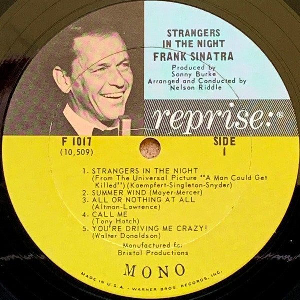 Frank Sinatra : Strangers In The Night (LP, Album, Mono, Ter)