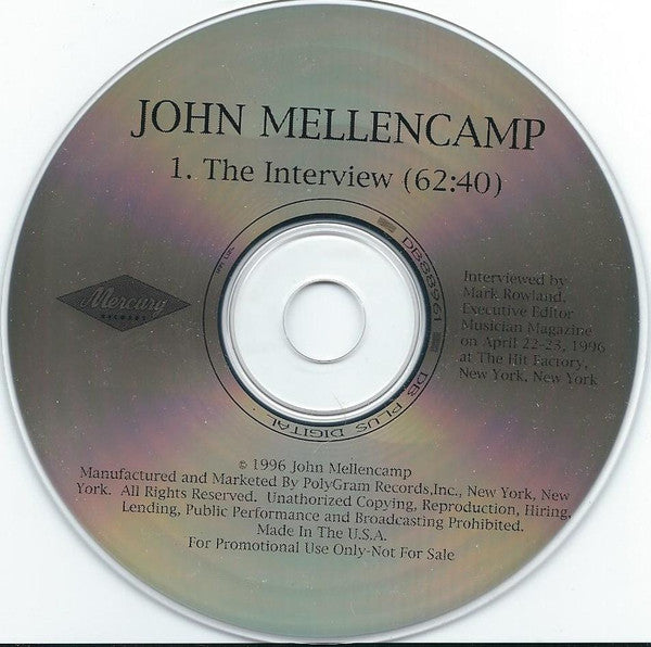 John Cougar Mellencamp : Mr. Happy Go Lucky (2xCD, Album, Ltd, Promo)