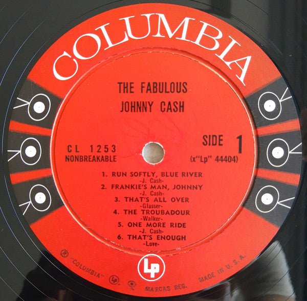 Johnny Cash : The Fabulous Johnny Cash (LP, Album, Mono)