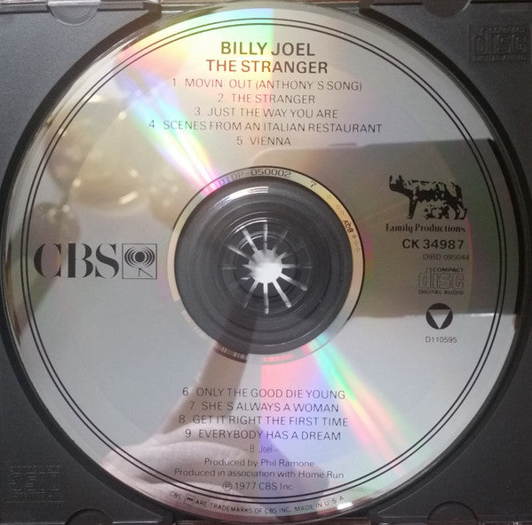 Billy Joel : The Stranger (CD, Album, Club, RE)