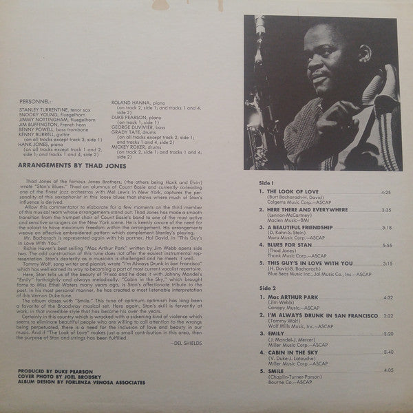 Stanley Turrentine : The Look Of Love (LP, RE)