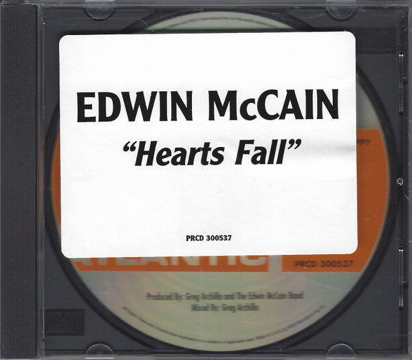 Edwin McCain : Hearts Fall (CD, Single, Promo)