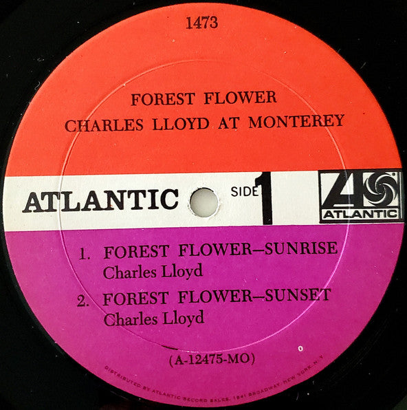 Charles Lloyd : Forest Flower (LP, Album, Mono, Gat)