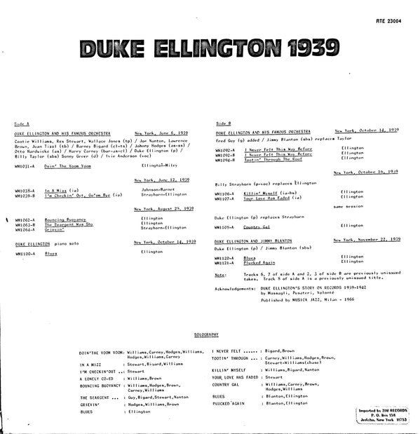 Duke Ellington : A Study In Ellingtonia (LP, Comp)