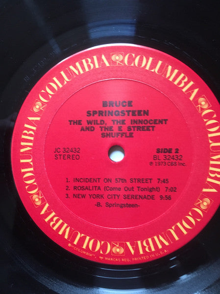 Bruce Springsteen : The Wild, The Innocent, & The E Street Shuffle (LP, Album, RE)