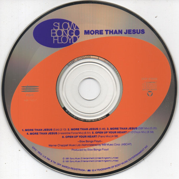 Slow Bongo Floyd : More Than Jesus (CD, Maxi)