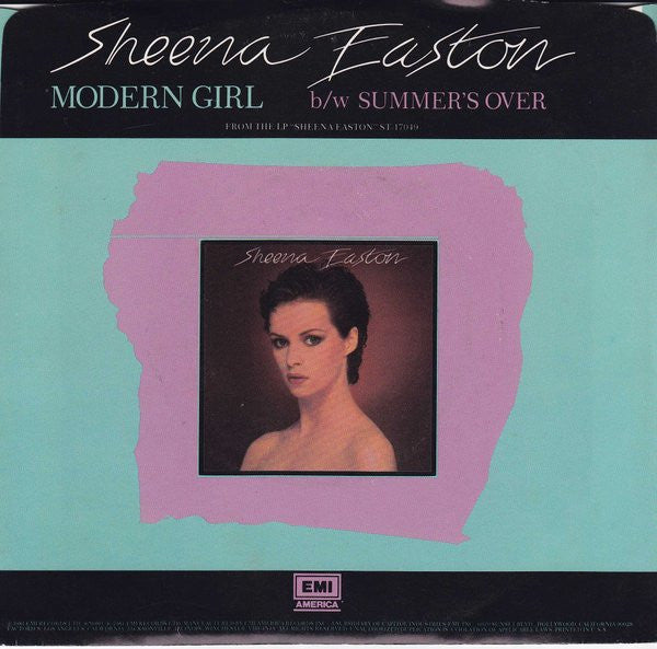 Sheena Easton : Modern Girl (7", Single, Win)