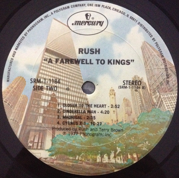 Rush : A Farewell To Kings (LP, Album, Gat)
