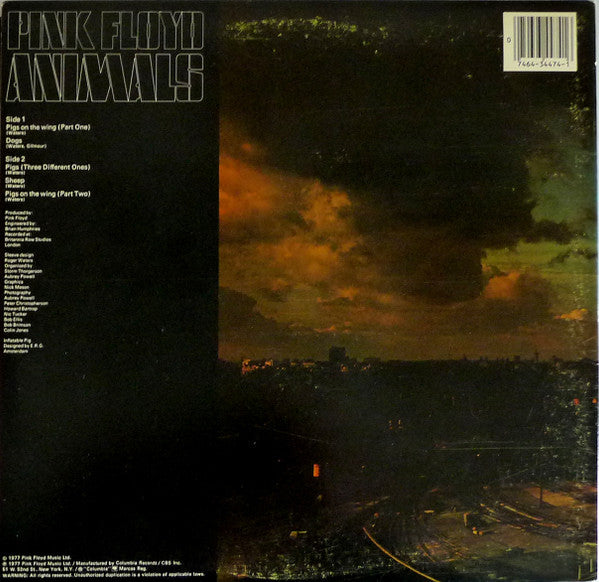 Pink Floyd : Animals (LP, Album, RP, Gat)
