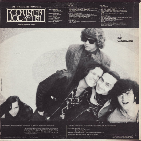 Country Joe And The Fish : Electric Music For The Mind And Body (LP, Album, Mono, San)