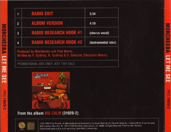 Morcheeba : Let Me See (CD, Maxi, Promo)