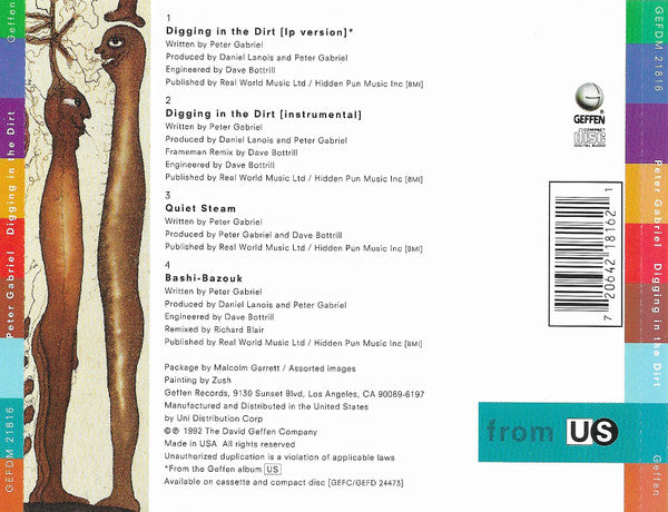 Peter Gabriel : Digging In The Dirt (CD, Maxi)
