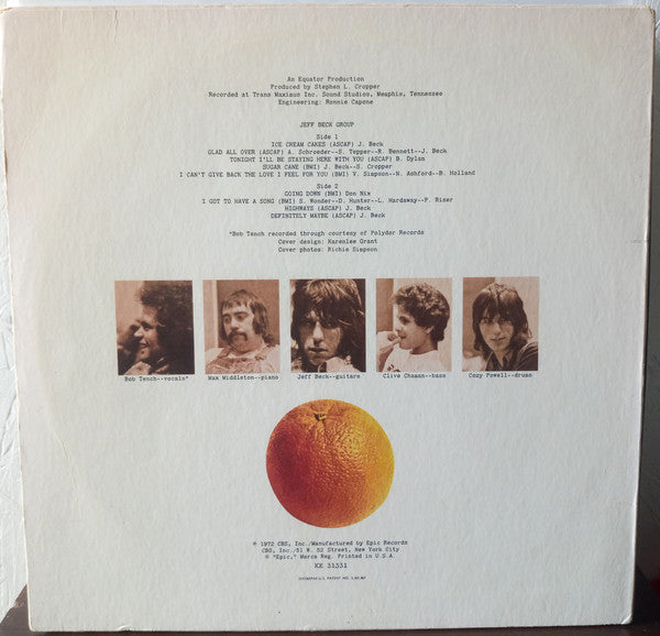 Jeff Beck Group : Jeff Beck Group (LP, Album, Ter)