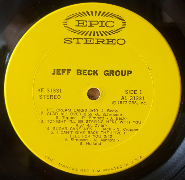 Jeff Beck Group : Jeff Beck Group (LP, Album, Ter)
