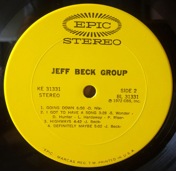 Jeff Beck Group : Jeff Beck Group (LP, Album, Ter)