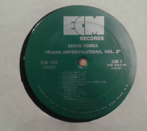 Chick Corea : Piano Improvisations, Vol. 2 (LP, Album)
