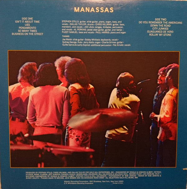 Stephen Stills, Manassas : Down The Road (LP, Album, MO )