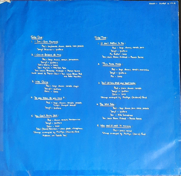 Phil Collins : Hello, I Must Be Going! (LP, Album, Gat)
