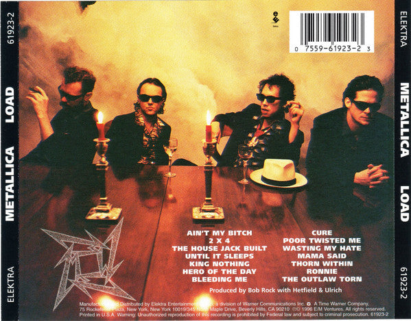 Metallica : Load (CD, Album, RP, WMO)