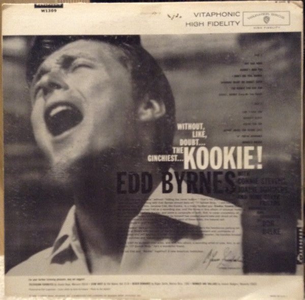 Edd "Kookie" Byrnes : Kookie Star Of "77 Sunset Strip" (LP, Album, Mono, Promo)