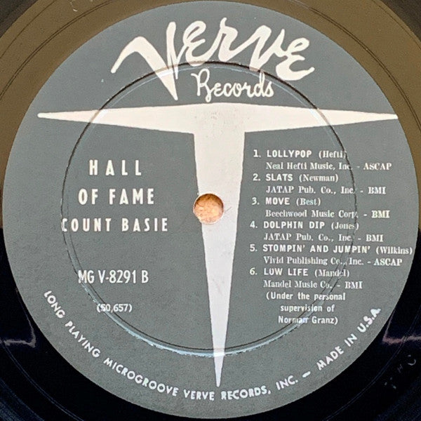 Count Basie : Hall Of Fame (LP, Album, Mono, Hol)