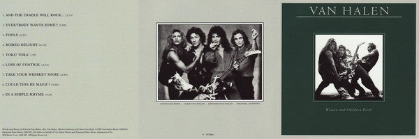 Van Halen : Women And Children First (HDCD, Album, RE, RM, RP)
