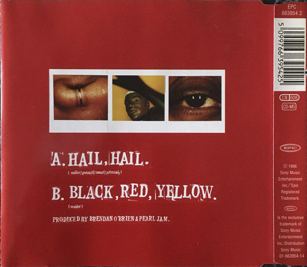 Pearl Jam : Hail, Hail (CD, Single)