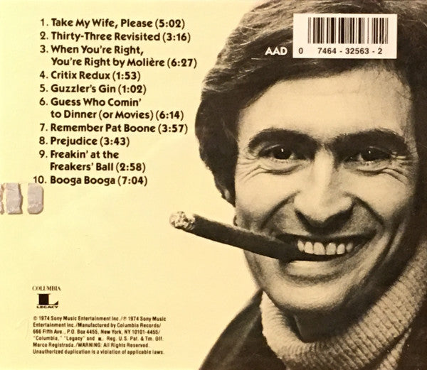 David Steinberg : Booga! Booga! (CD, RE)