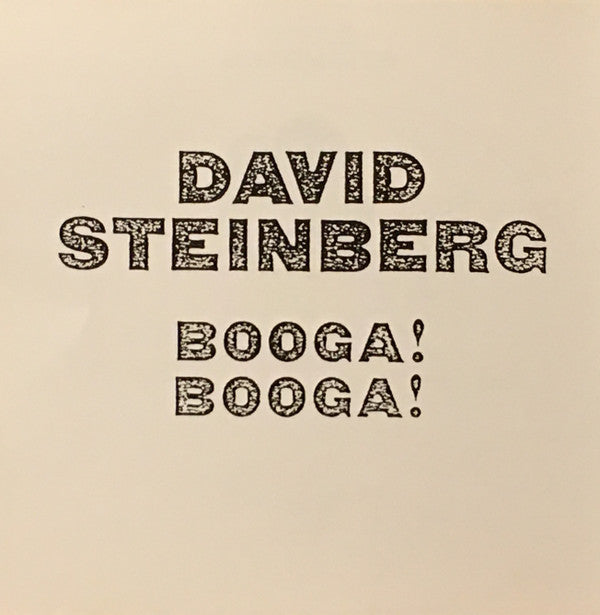 David Steinberg : Booga! Booga! (CD, RE)