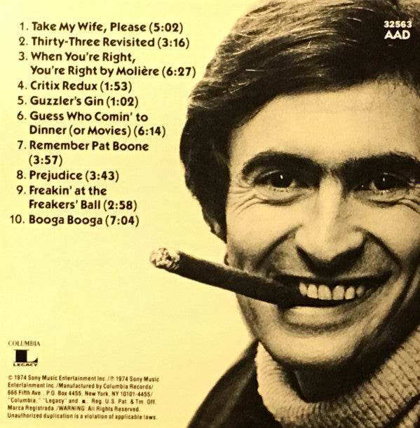 David Steinberg : Booga! Booga! (CD, RE)