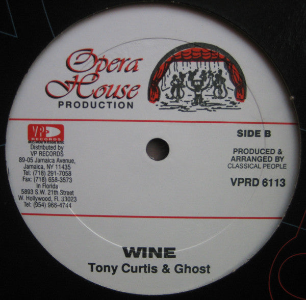 Red Rat / Tony Curtis & Ghost (6) : Dwayne / Wine (12")