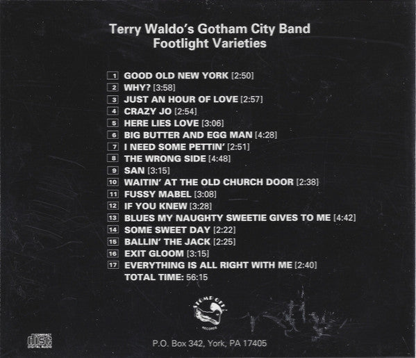 Terry Waldo's Gotham City Band : Footlight Varieties (CD, Album)