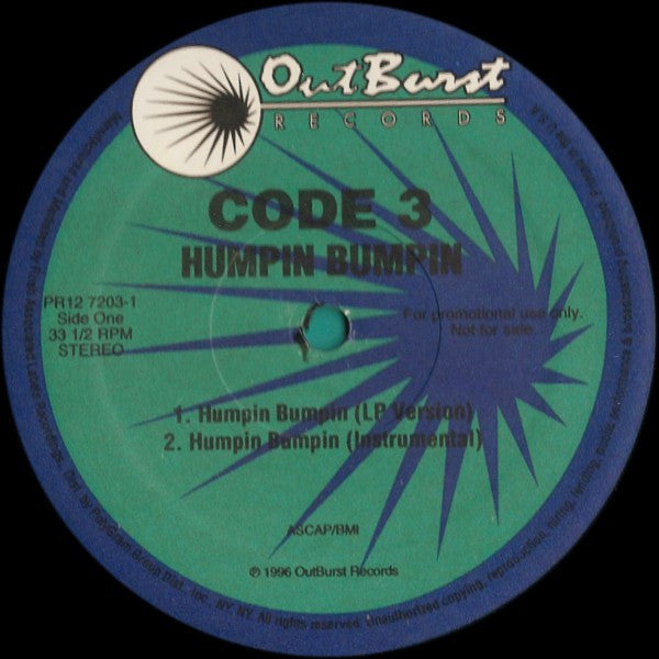 Code 3 (4) : Humpin Bumpin (12", Promo)