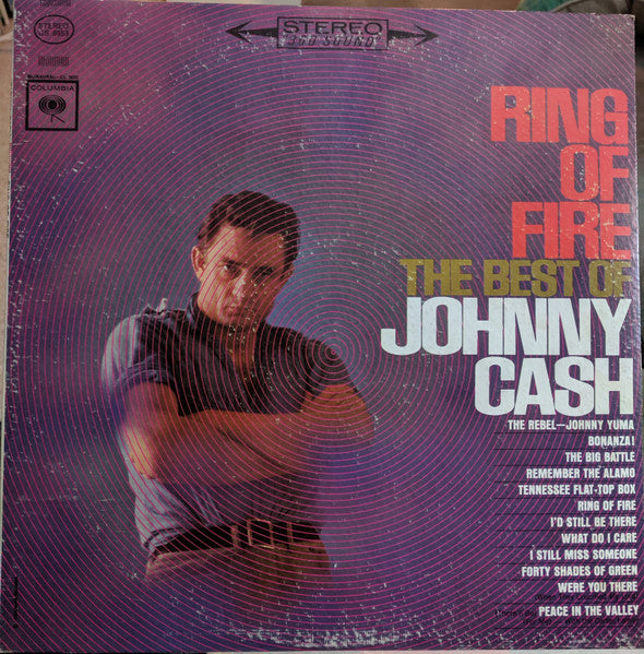 Johnny Cash : Ring Of Fire (The Best Of Johnny Cash) (LP, Comp, RE, Ter)
