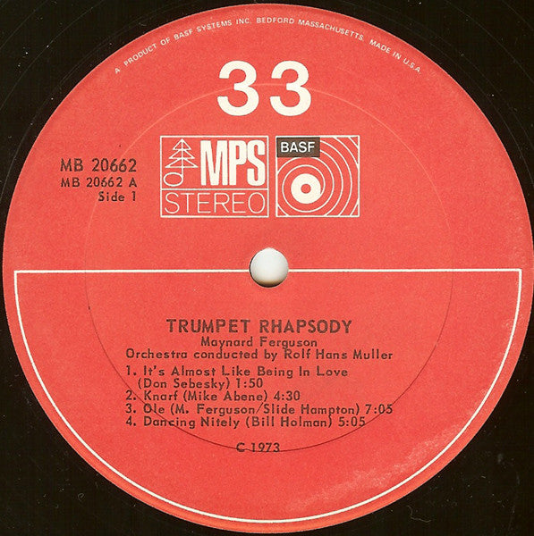 Maynard Ferguson : Trumpet Rhapsody (LP, Album)