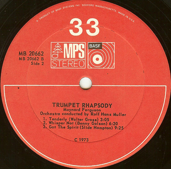 Maynard Ferguson : Trumpet Rhapsody (LP, Album)