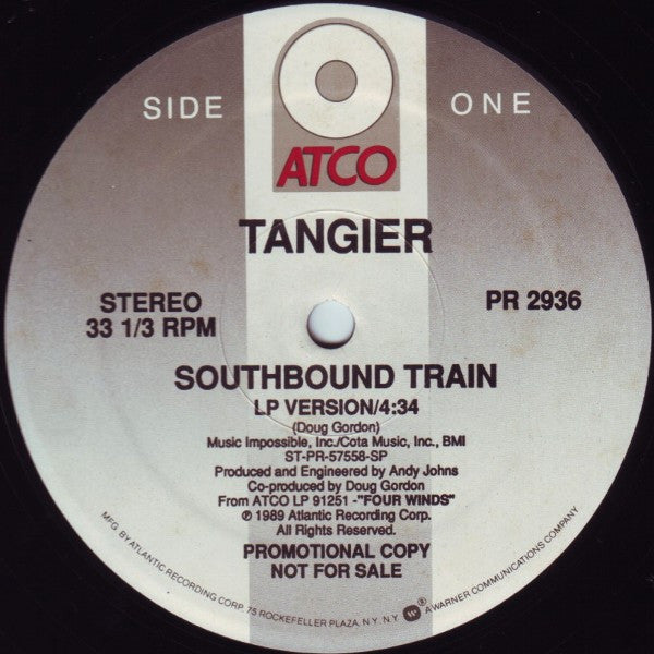 Tangier : Southbound Train (12", Single, Promo)