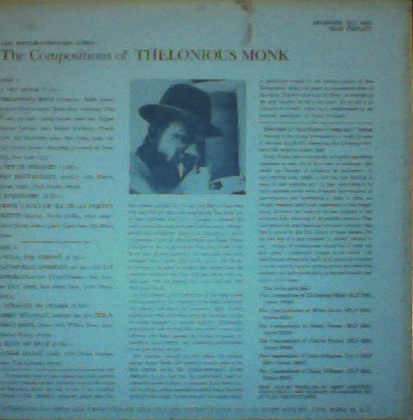 Various : The Compositions Of Thelonious Monk (LP, Album, Comp)