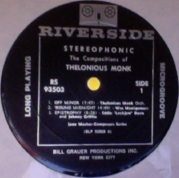 Various : The Compositions Of Thelonious Monk (LP, Album, Comp)