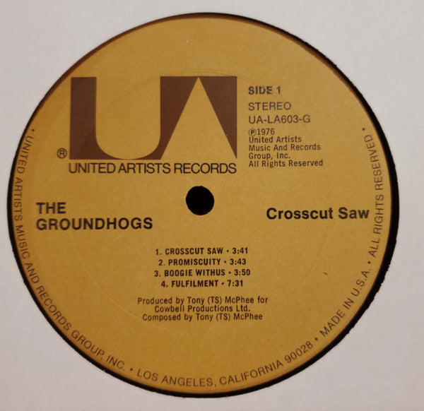 The Groundhogs : Crosscut Saw (LP, Album, Ter)