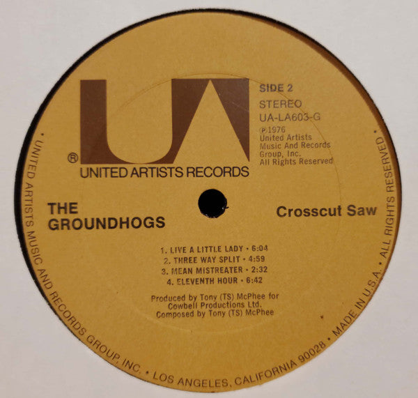The Groundhogs : Crosscut Saw (LP, Album, Ter)
