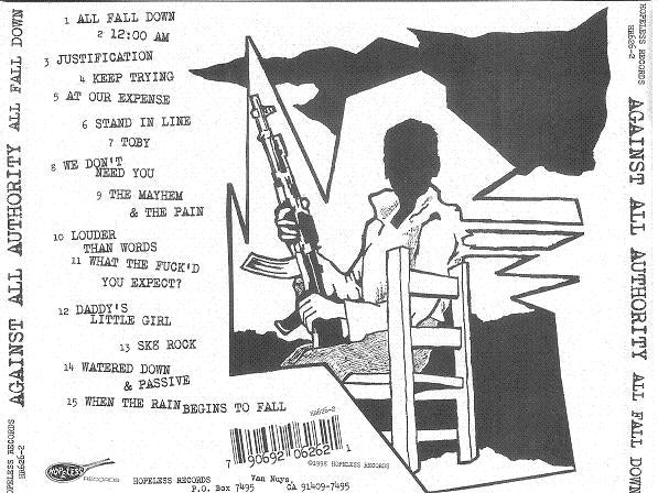 Against All Authority : All Fall Down (CD, Album)